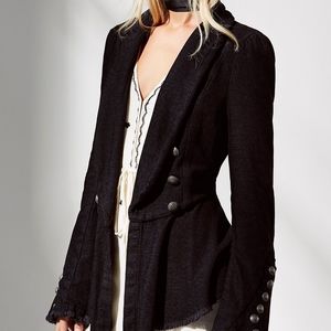Free People Flared sleeve blazer XS, NWOT